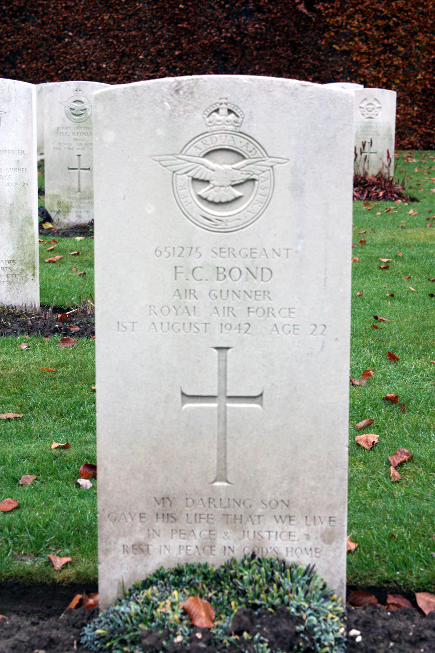 651275, Sgt Francis Charles Bond, RAF, age 22