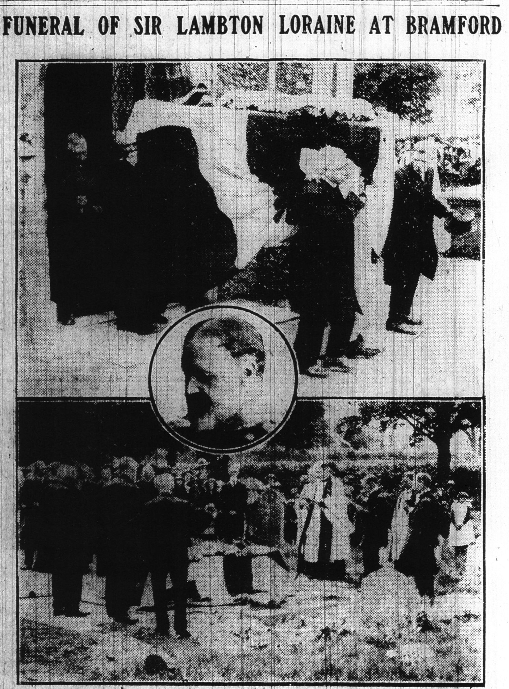 Loraine funeral 1917