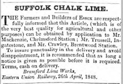 Lime Works advert