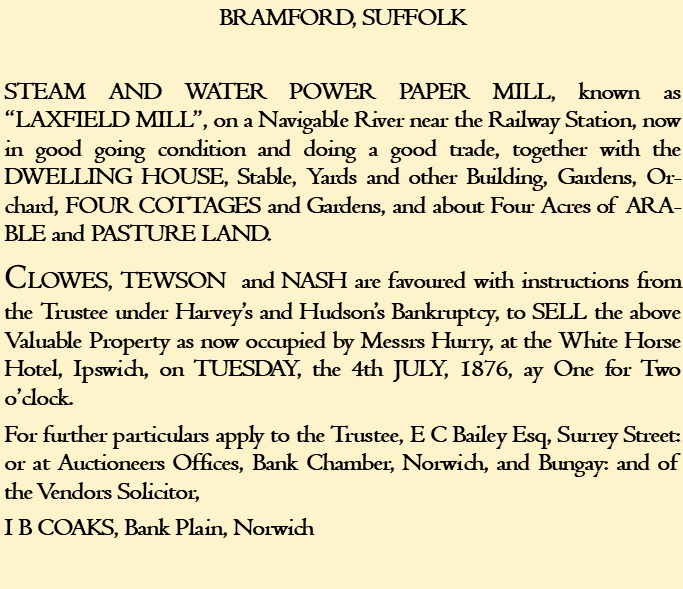 Norwich Mercury 1876