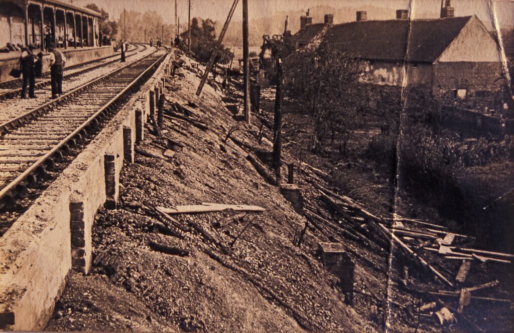 Station fire 1911 aftermath